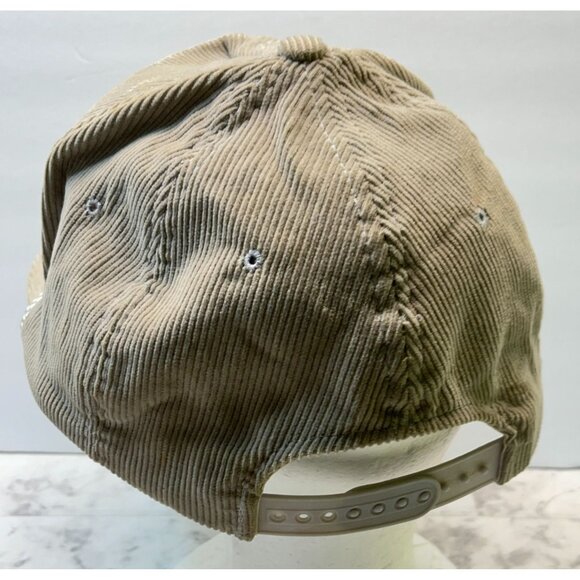 Vintage Alaska Corduroy Snapback Hat The Great Land Embroidered Adjustable Cap - Picture 3 of 9